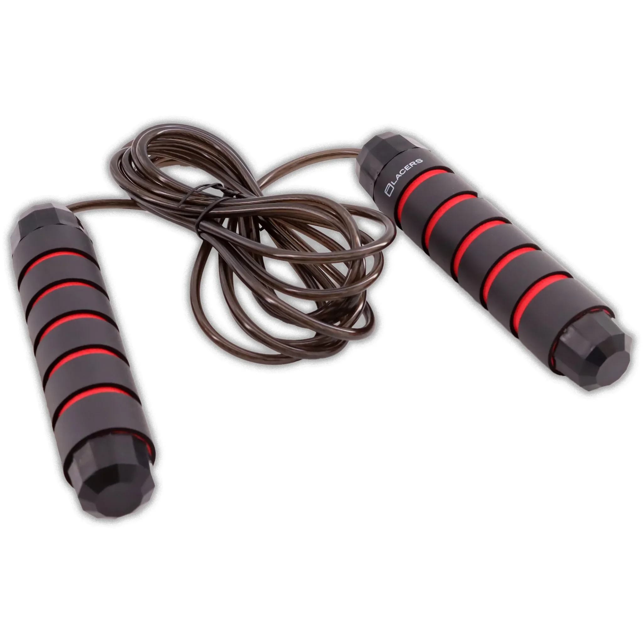Lacers Petrolline Fitness Springseil verstellbar rot 275 cm CrossFit