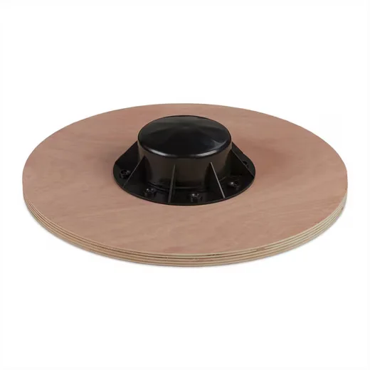 Relaxdays Balance Board rund aus Holz Balancetrainer Wackelbrett