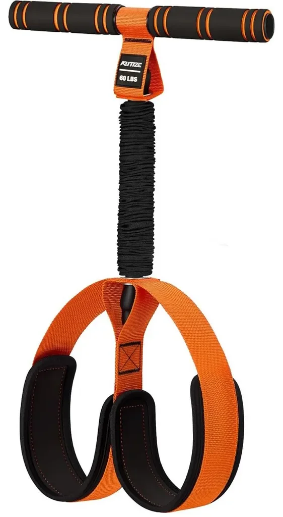 Dopwii Fitnessband Fußpedal 75 lbs Widerstandsband Bauchtrainer
