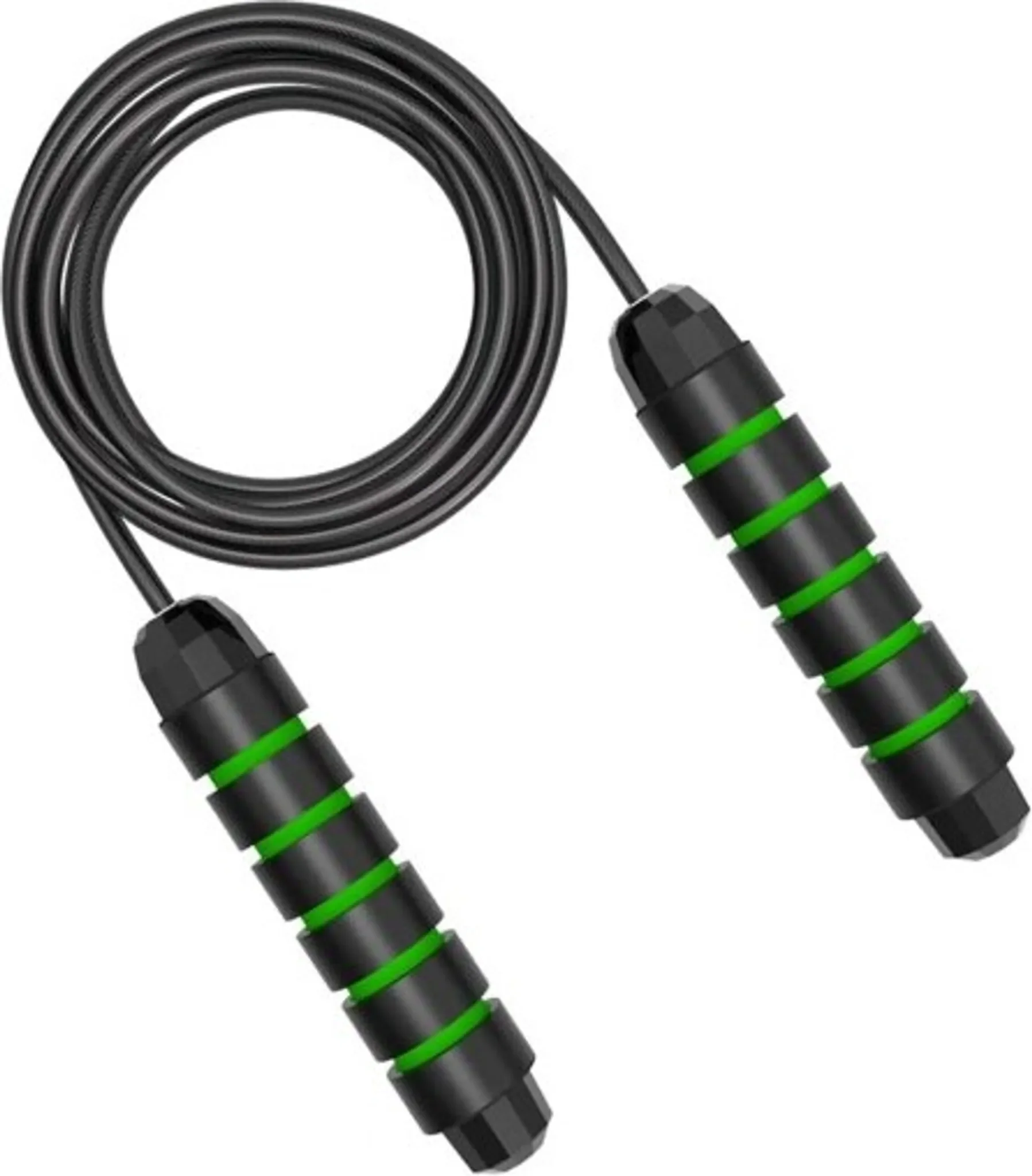 mizero Springseil Speed Rope einstellbar 280 cm grün mit Kugellager