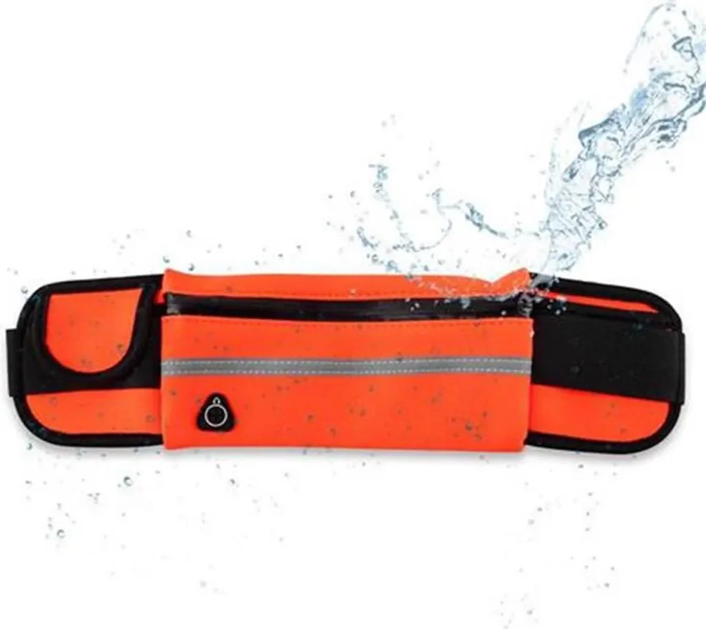 EmpireAthletics Neopren Laufgürtel Orange 70-100 cm Smartphone