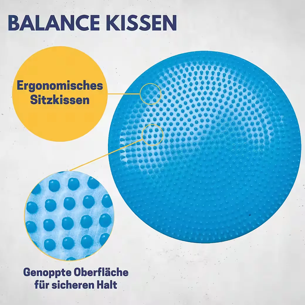 BEST SPORTING Balancekissen Pranayama 33 cm blau