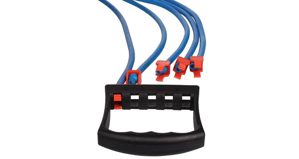 Merco Brustexpander 2er Pack Gummi Brustmuskeltrainer Blau