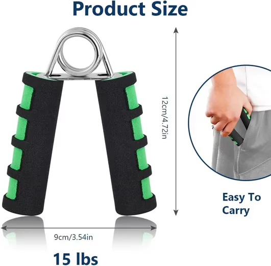 FELIXLEO Handmuskeltrainer 2er Set Griffkrafttrainer Grün