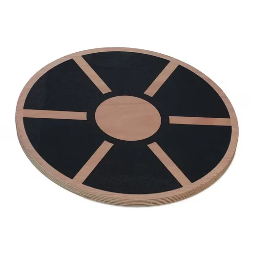 Relaxdays Balance Board rund aus Holz Balancetrainer Wackelbrett