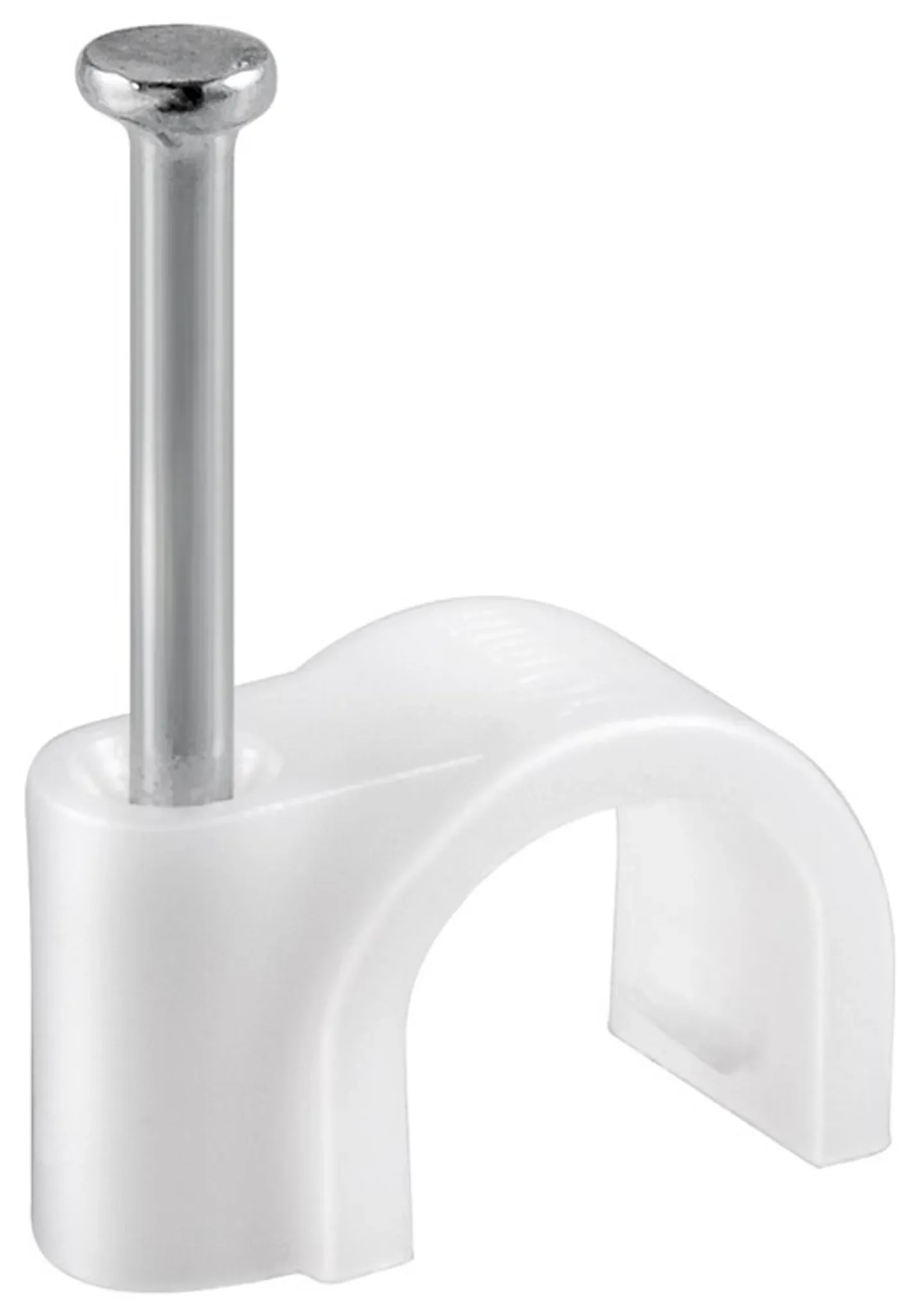 GOOBAY FIXPOINT Kabelschelle – Weiß, 16 mm (100 Stück)