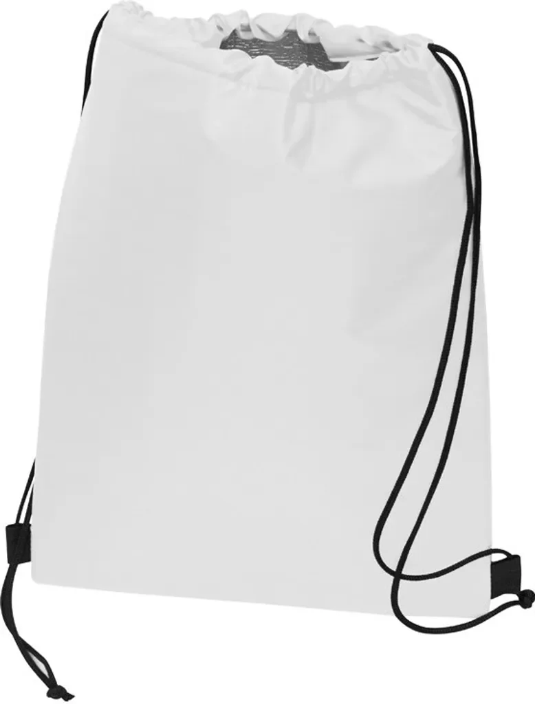 MACMA Gymbag Sportbeutel Turnbeutel mit isolierendem Innenfutter weiß
