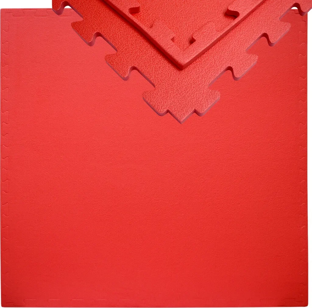 Eyepower Bodenschutzmatte 90x90 cm 12 mm Trainingsmatte mit Rand