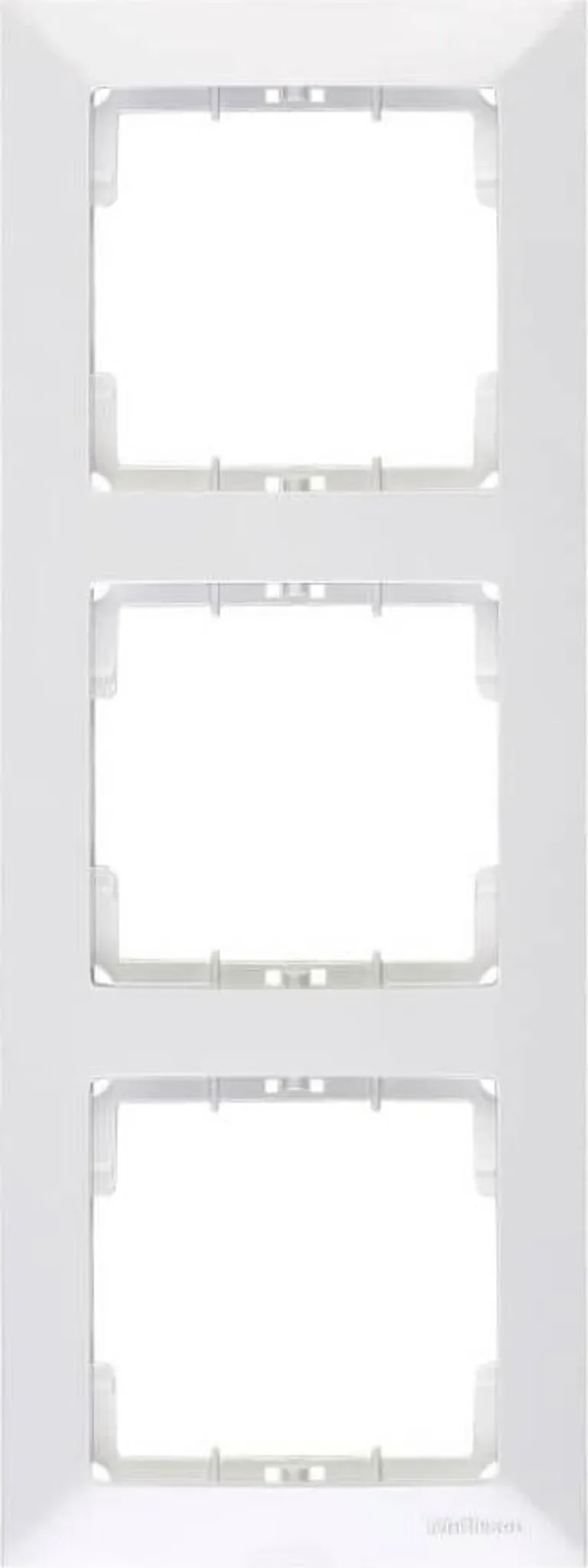 Mutlusan Candela 3-fach Rahmen vertikal – Unterputz, Weiß