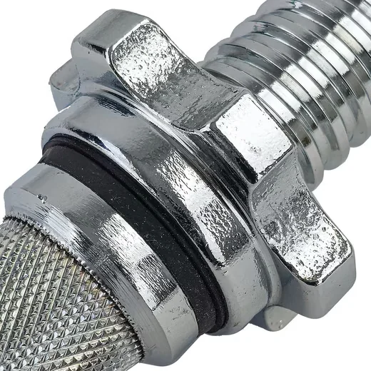 RAMROXX Kurzhantelstange 35 cm Chrom 30 mm mit Sternverschlüssen