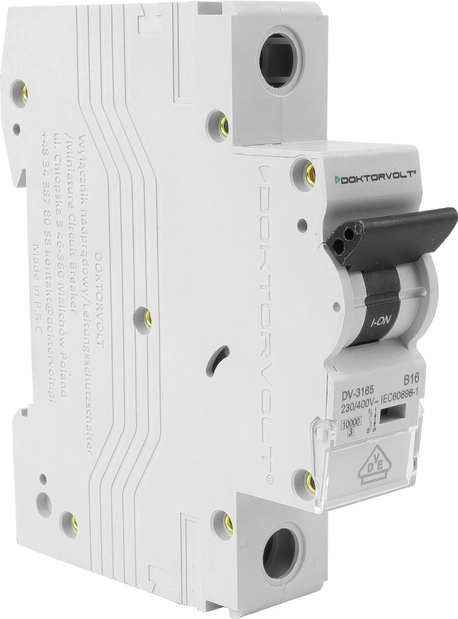 Doktorvolt Leitungsschutzschalter MCB – 1P 16A Typ B, DV-3165