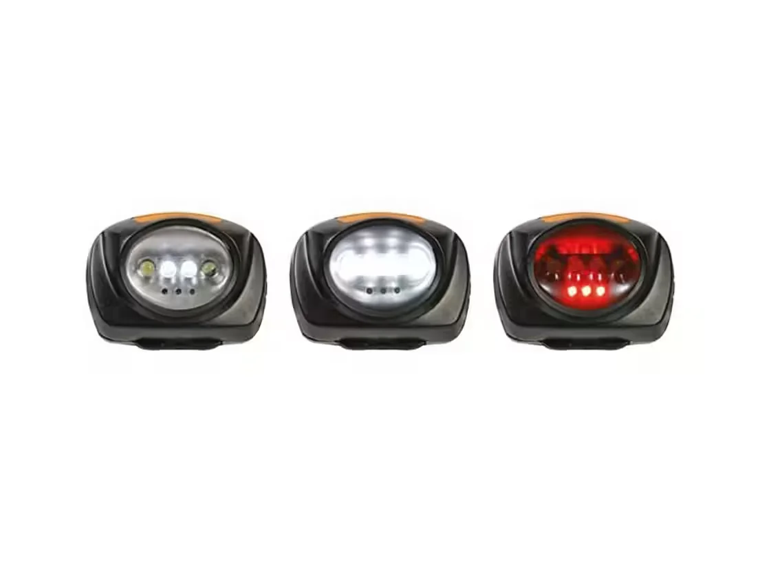PEREL LED Stirnlampe Joggen Outdoor extra hell 4 Lichtmodi