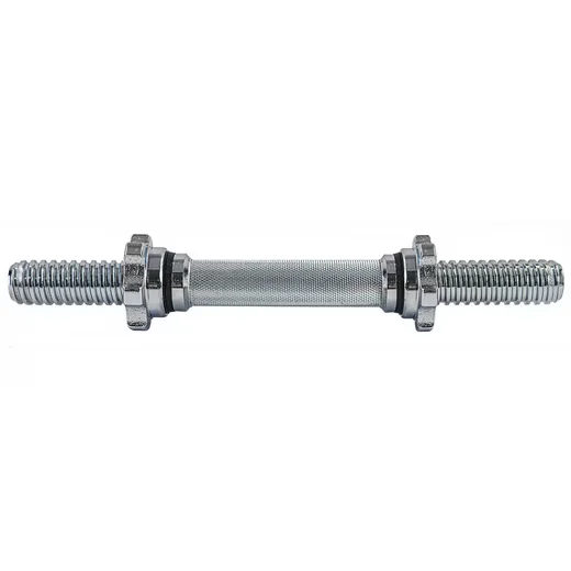 RAMROXX Kurzhantelstange 35 cm Chrom 30 mm mit Sternverschlüssen