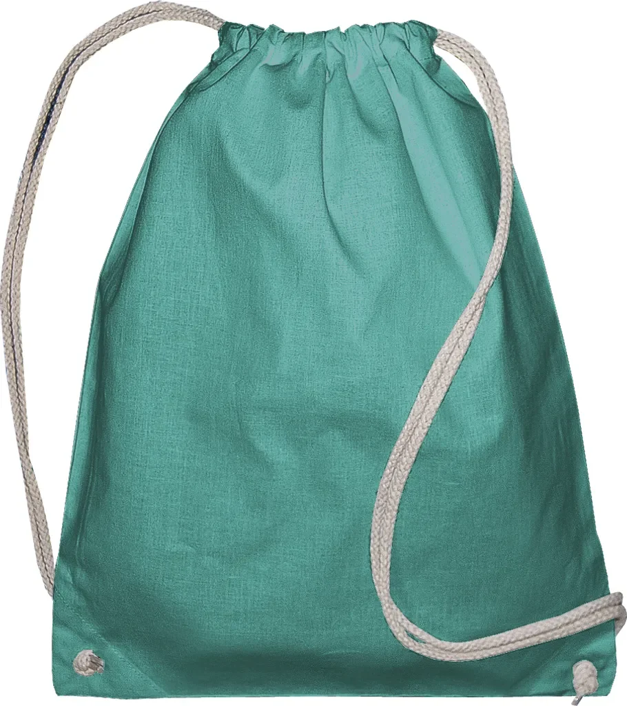 Bags By Jassz Turnbeutel mit Kordel BC3000 Türkis Einheitsgröße