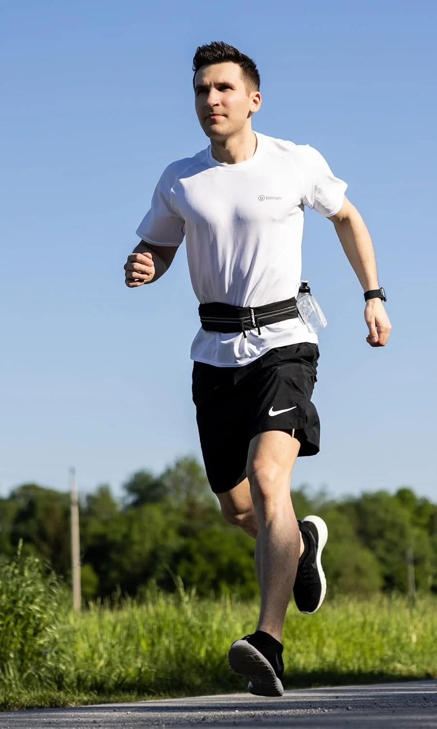 GD IMPORT Fitgriff Laufgürtel Running Belt für Smartphone S M