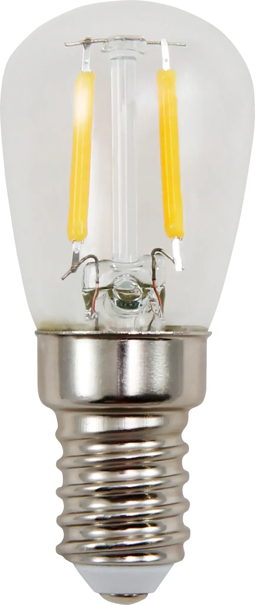 ETT LED Filament Kolbenlampe E14 – 1,5 W, warmweiß, T26