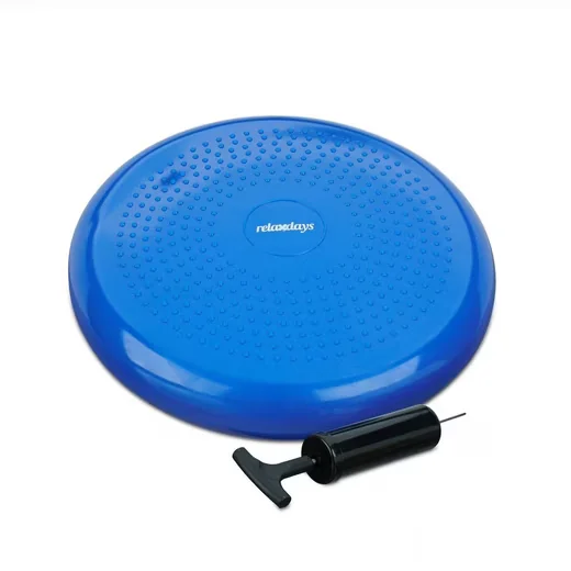 Relaxdays Balancekissen 33 cm mit Luftpumpe Modell 10022526