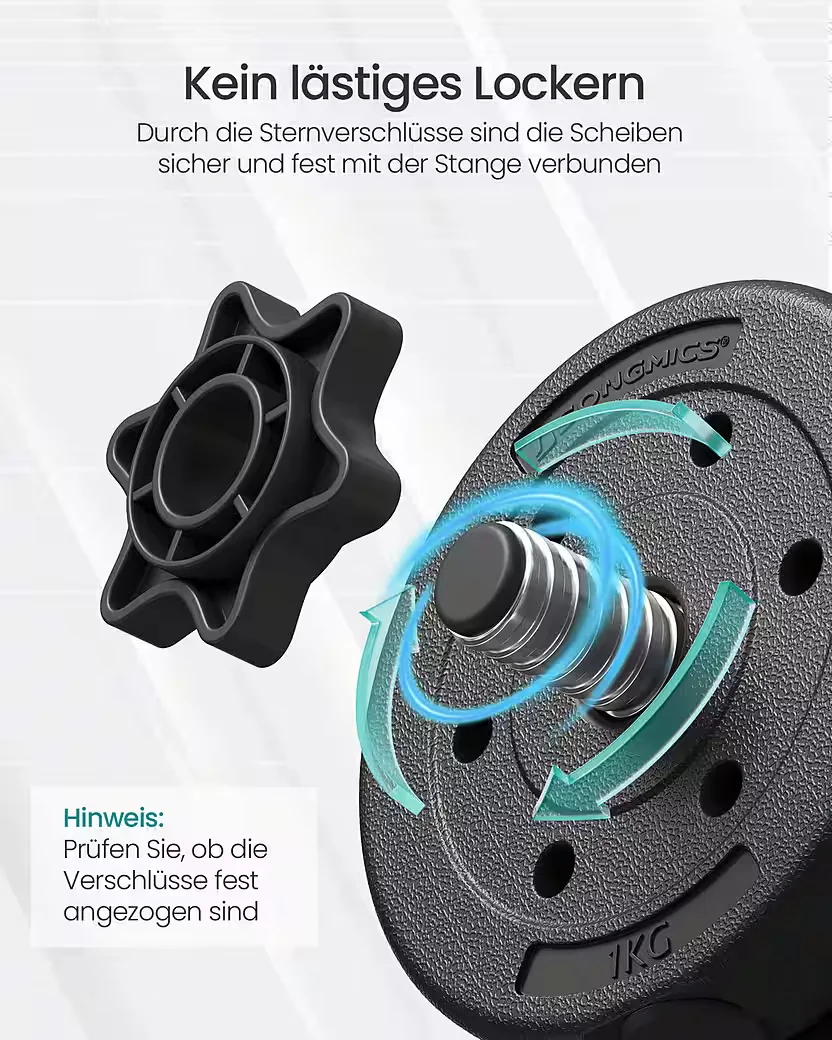 SONGMICS Hantel-Set für Krafttraining zuhause