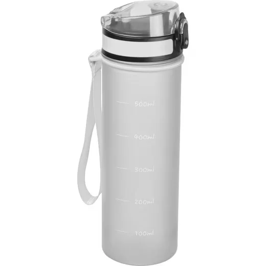 EASY GIFTS Tritan Trinkflasche 500 ml Messskala und Trageschlaufe