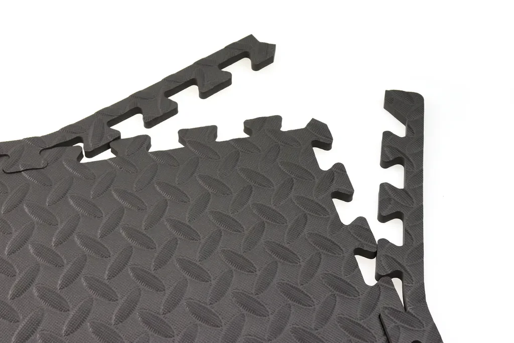 ELLUG Sportmatte Steckmatte 6er Set 61x61x1 cm schwarz 2,23 m2