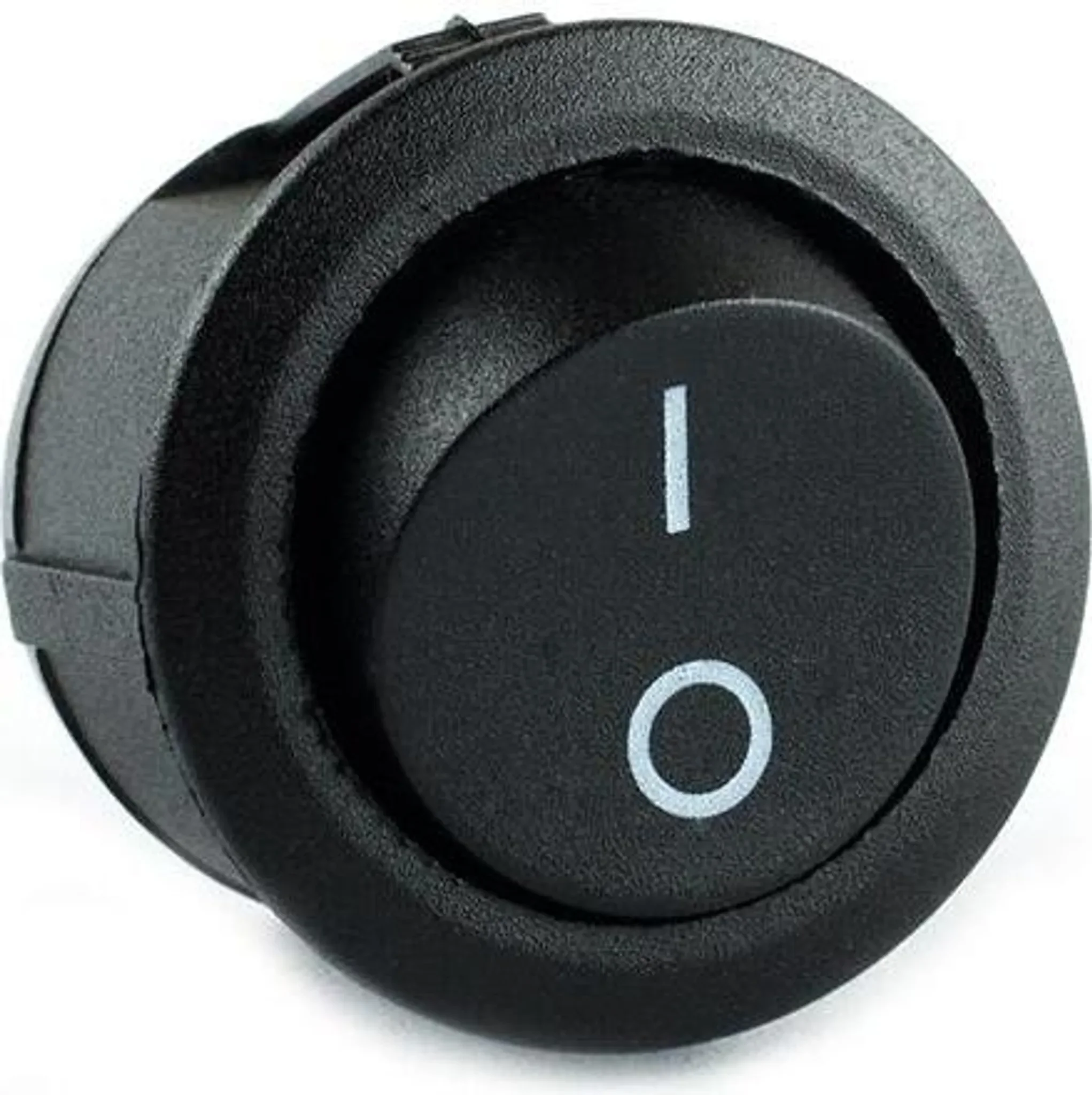 EDI-TRONIC Runder Wippschalter – Klein, 2-polig