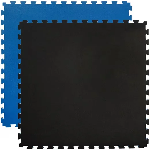 Eyepower Puzzlematte Fitnessmatte 90x90 cm Schwarz Blau
