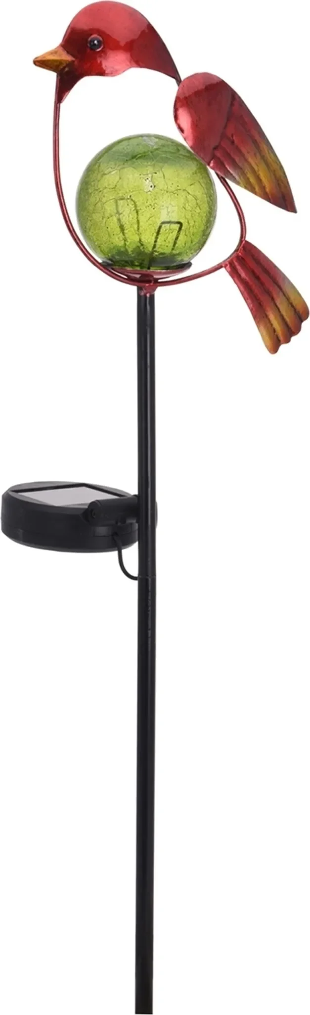 HTI-Living Solarlampe Gartenstecker Vogel – warmweiß