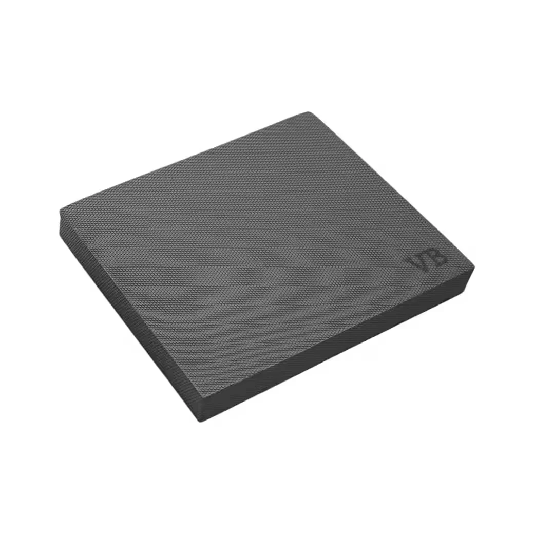 VONBUEREN Balance Pad 40x33x5 cm grau TPE rutschfest Yoga Training