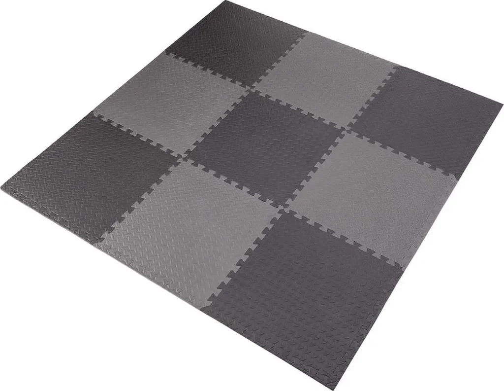 HMS PREMIUM Puzzle-Mattenset 9-tlg 180x180 cm Bodenschutzmatte 12 mm