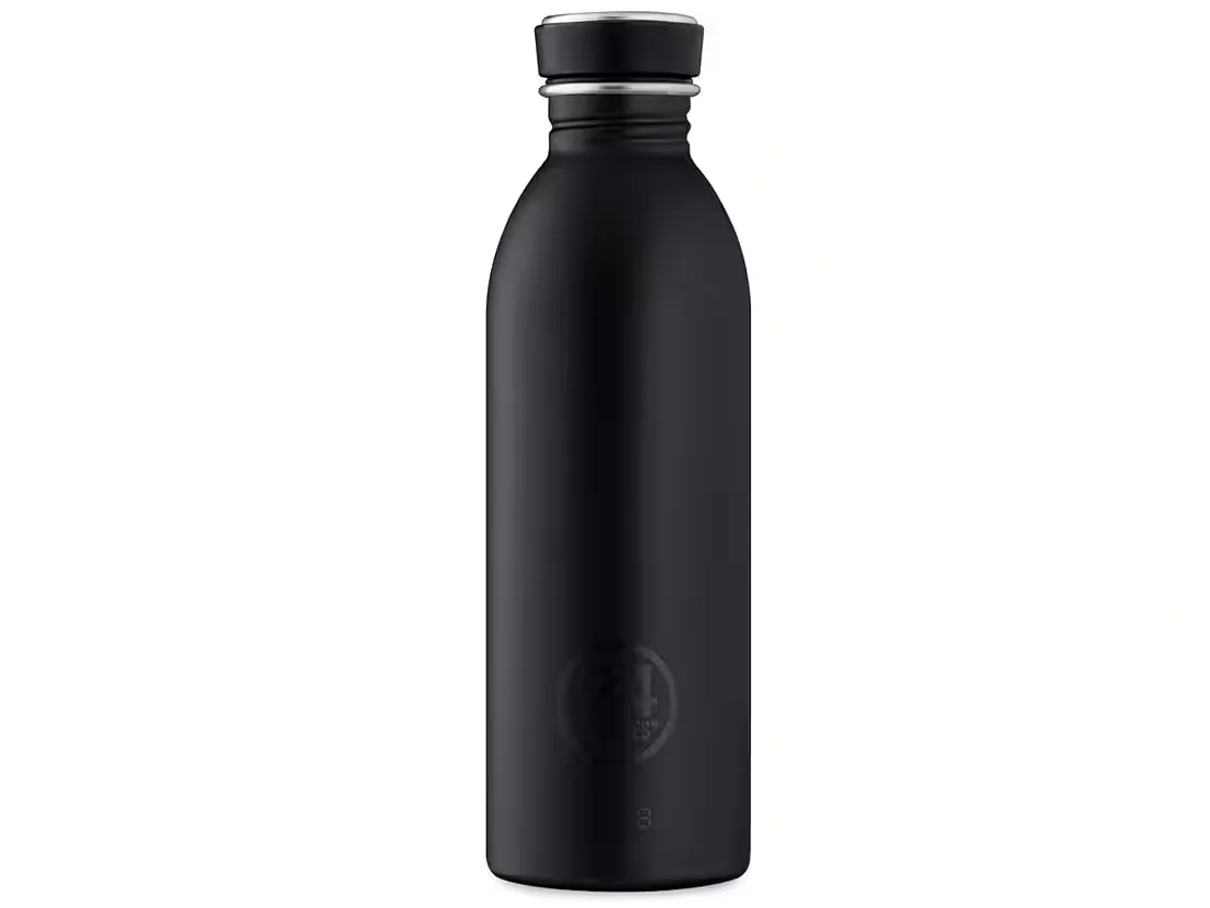 24 BOTTLES Trinkflasche Urban Bottle Stone Tuxedo Black 500 ml