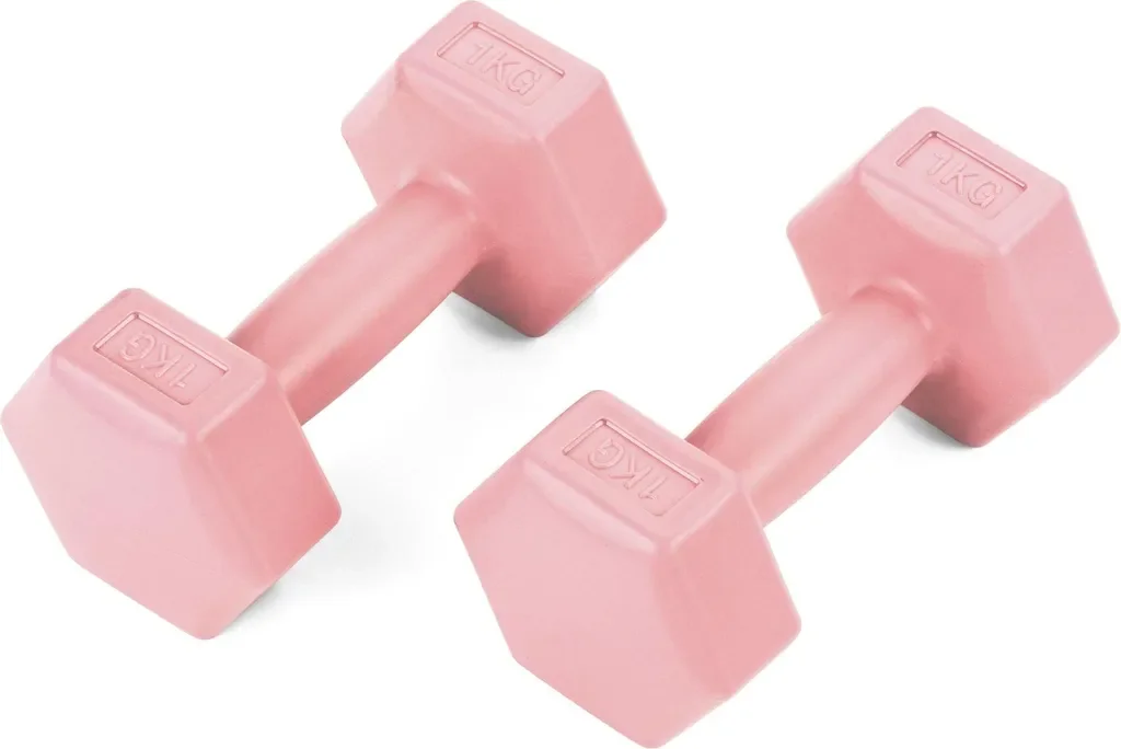 Gymtek Kurzhantel Set 2x 1 kg Gymnastikhanteln für Krafttraining