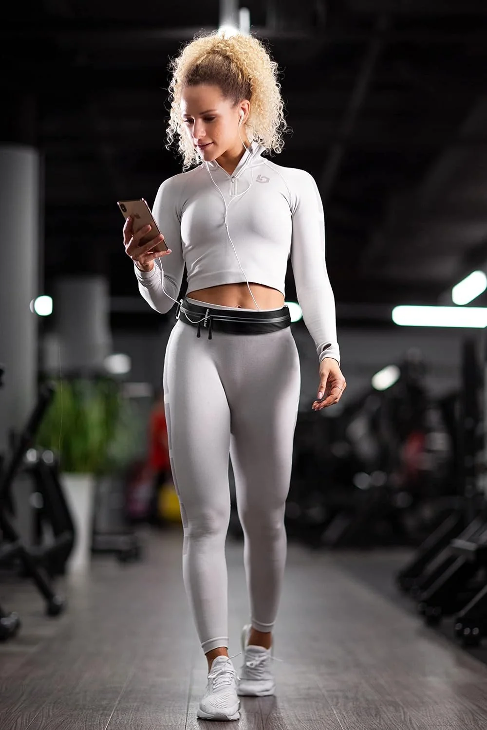 GD IMPORT Fitgriff Laufgürtel Running Belt für Smartphone S M