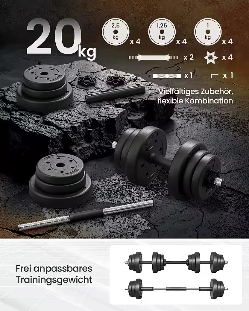 SONGMICS Hantel-Set für Krafttraining zuhause