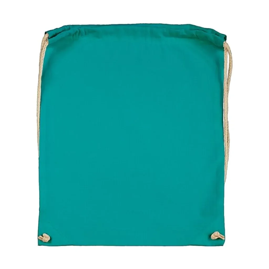 Bags By Jassz Turnbeutel mit Kordel BC3000 Türkis Einheitsgröße