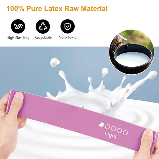 IBETTERTEC Widerstandsbänder aus 100 Prozent Naturlatex Fitnessbänder