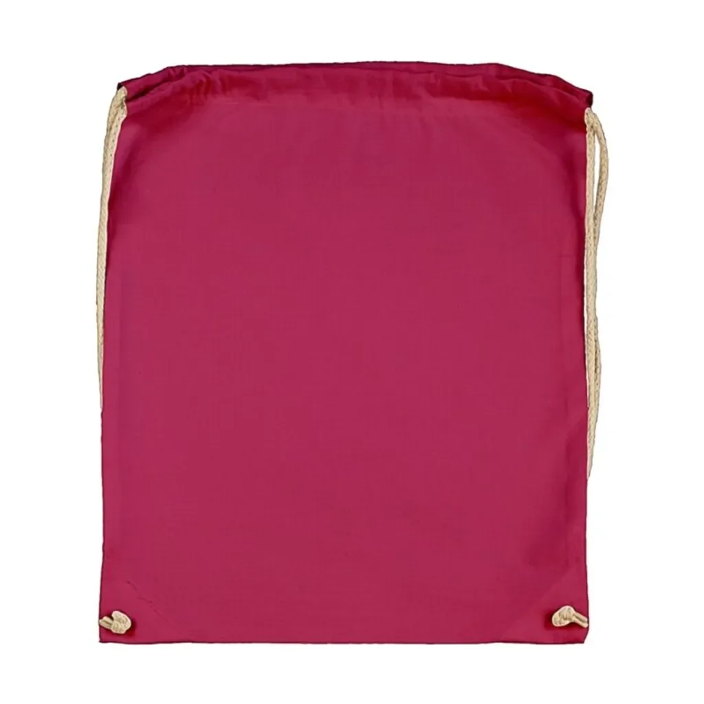 Bags By Jassz Turnbeutel mit Kordel BC3000 Rotwein Einheitsgröße