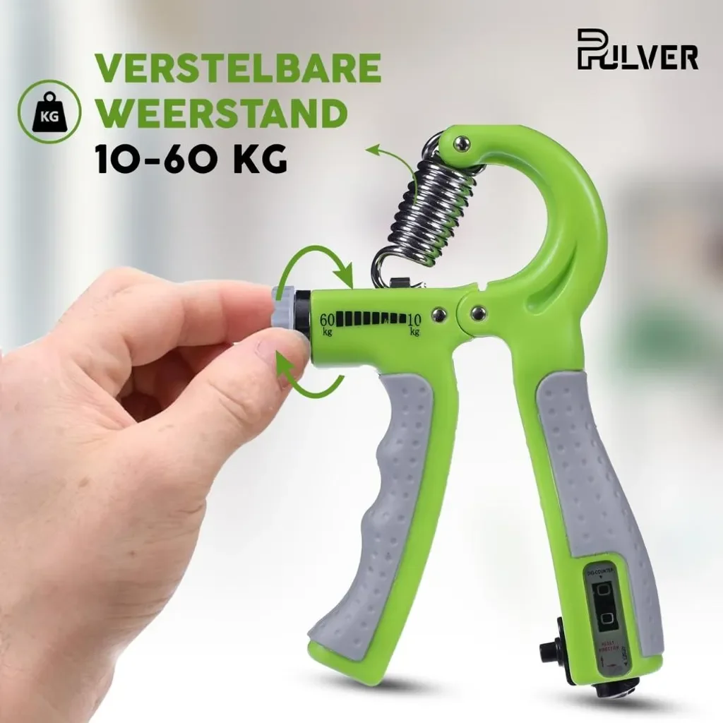 Fourthbrand Handtrainer 10–60 kg verstellbar Grifftrainer Fingerhantel