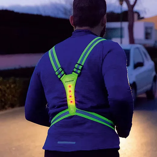 InnovaGoods Reflektierender Laufgürtel für Sportler