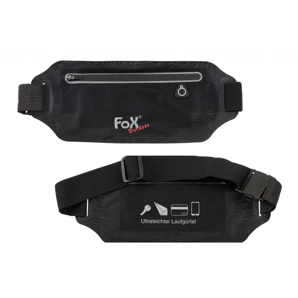 FOXOUTDOOR Laufgürtel Run schwarz Laufzubehör