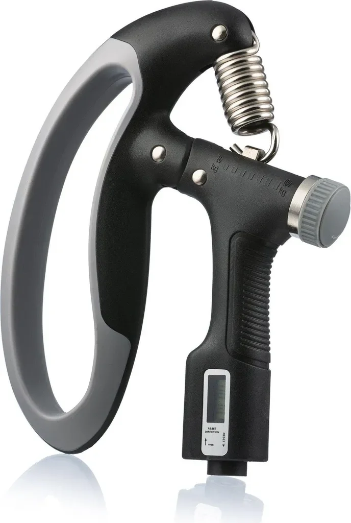 Gymtek Fingerhantel Handtrainer verstellbar mit Zähler, 10-100 kg