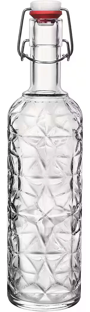 Bormioli Rocco Oriente Trinkflasche Glas 1,45 l mit Bügelverschluss