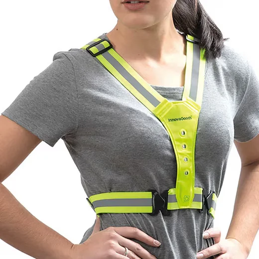 InnovaGoods Reflektierender Laufgürtel für Sportler