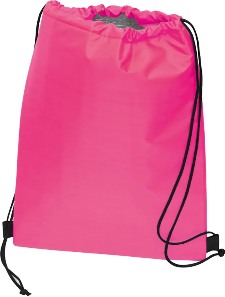 MACMA Gymbag Sportbeutel Turnbeutel mit isolierendem Innenfutter pink