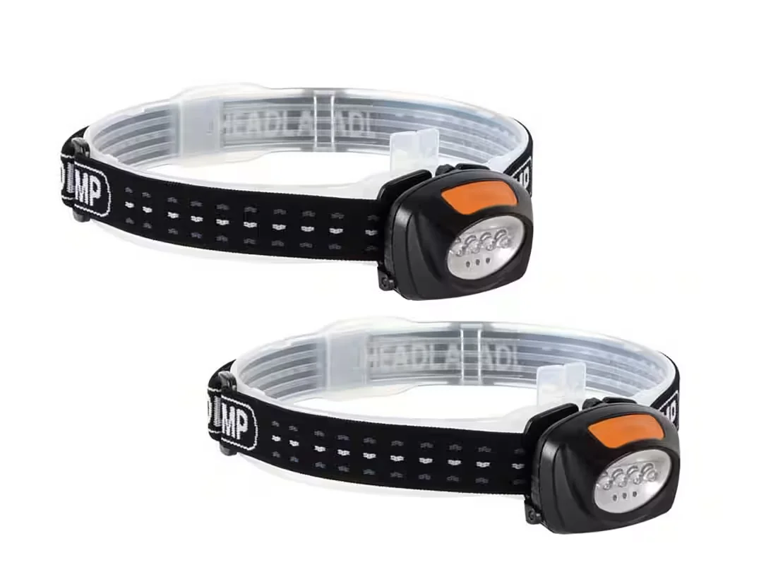 PEREL LED Stirnlampe Joggen Outdoor extra hell 4 Lichtmodi