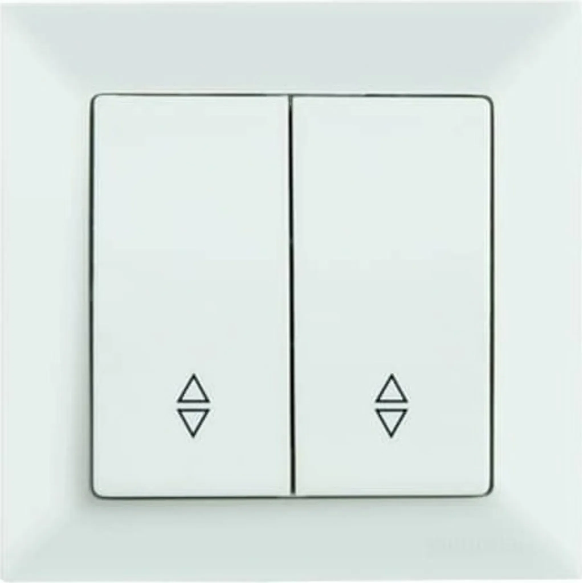 Mutlusan – Candela 2-fach Wechselschalter, Unterputz, Weiß