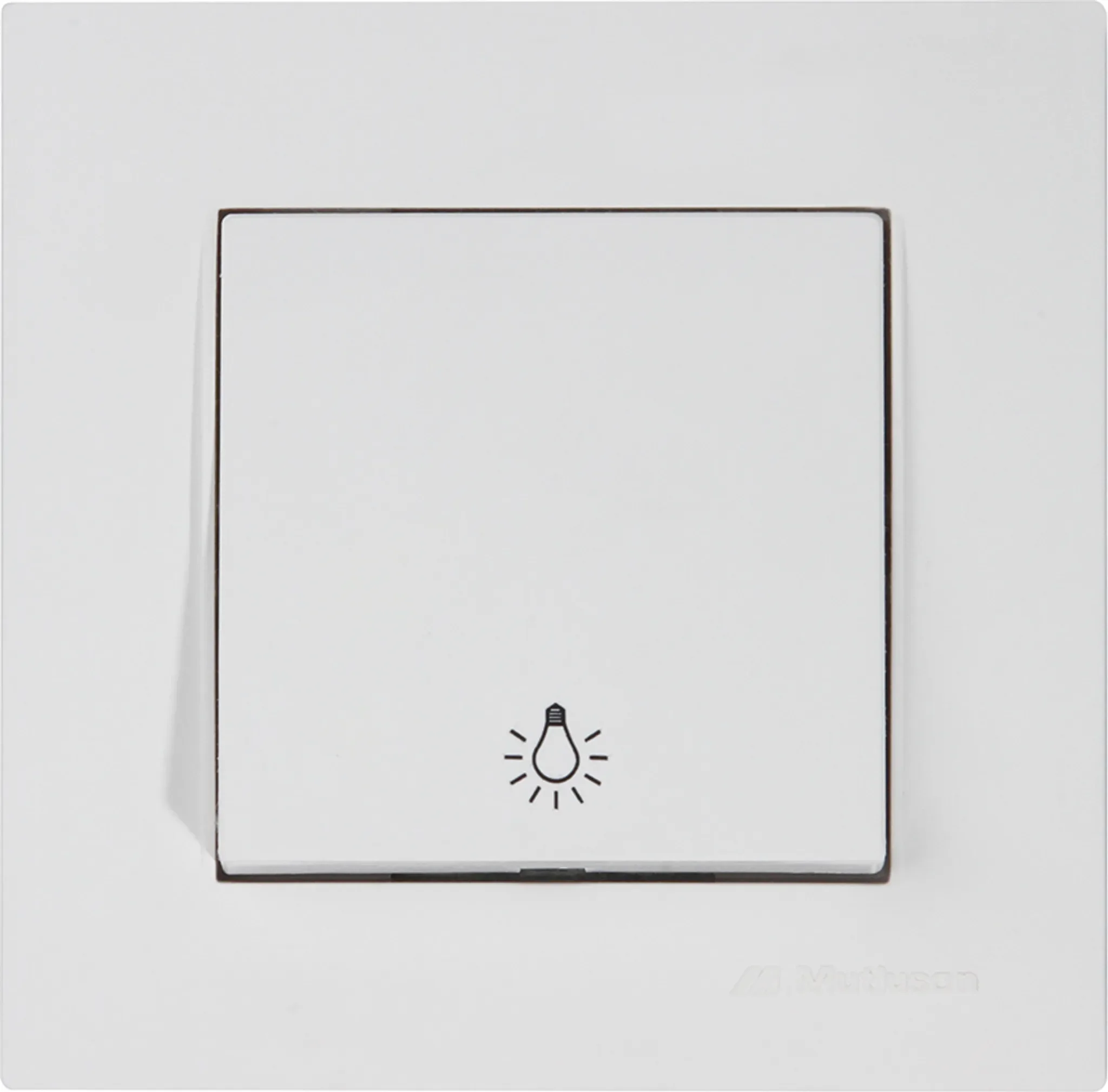 Mutlusan Rita Taster – Lichtschalter Unterputz, Weiß