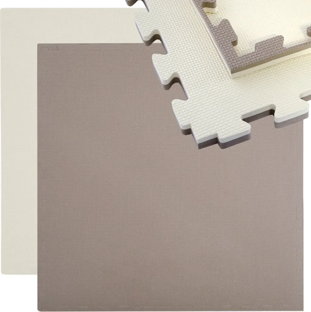 Eyepower Fitnessmatte 90x90 cm 2,5 cm dick Bodenschutz Puzzlematte Gym