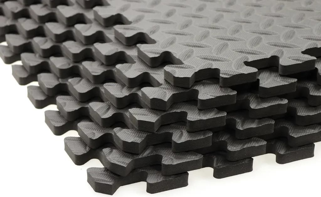 ELLUG Sportmatte Steckmatte 6er Set 61x61x1 cm schwarz 2,23 m2